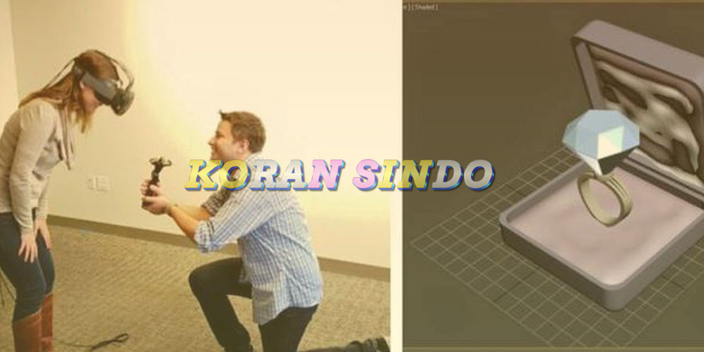 Pria Indonesia Lamar Kekasih Lewat Game VR